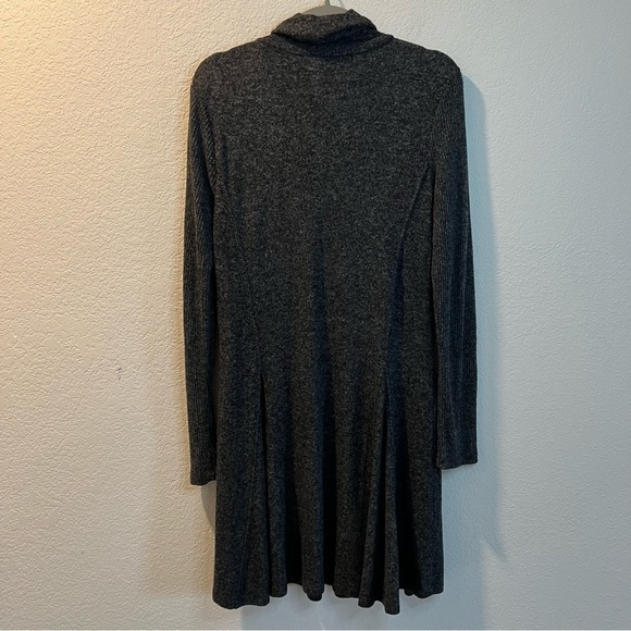 Women’s Anthropologie Saturday Sunday gray knit cowl neck size dress medium M - Picture 4 of 4